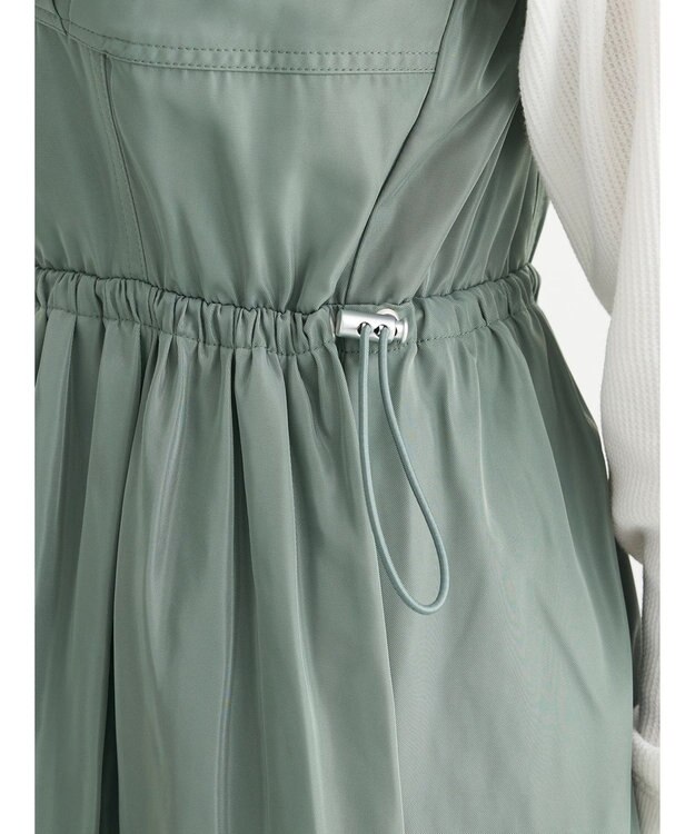 Green Parks ・ＳＵＧＡＲ　ＳＰＯＯＮ　コルセット風キャミワンピース Khaki