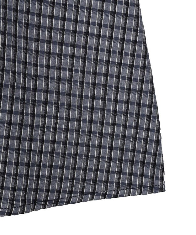 YECCA VECCA ハーフスリーブベアドッキングワンピース Check