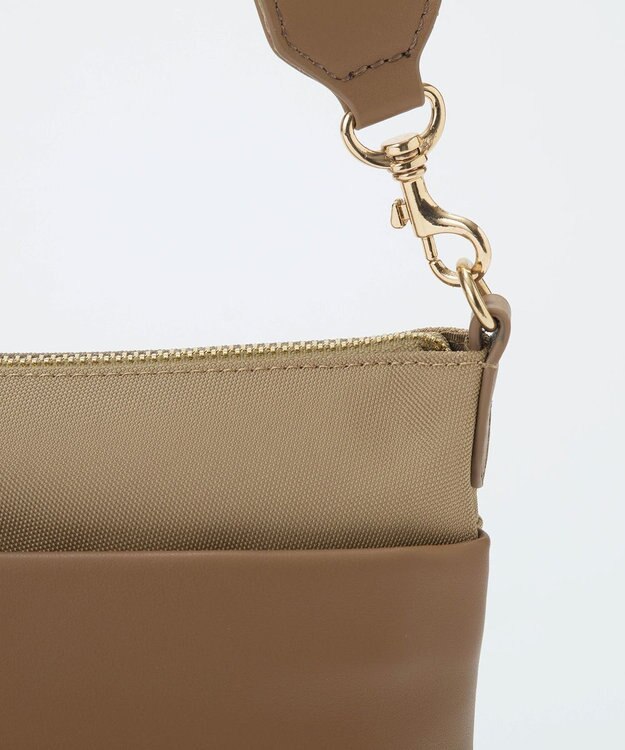 TOPKAPI 【Breath TOPKAPI】LINEA リネア レザーコンビ スワローマチ ショルダーバッグ ブラウン