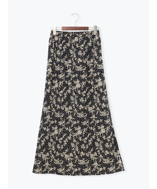 Te chichi 【LIBERTY FABRICS】フレアスカート ブラック