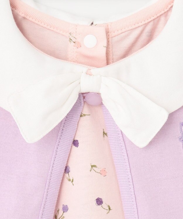 組曲 KIDS 【80-90cm】Tulips Shower ワンピース ベビーピンク系5