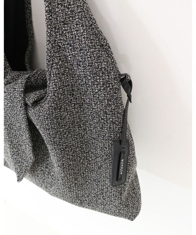 MORROW by thank DREW トートバッグSサイズ ブラック　ミックス