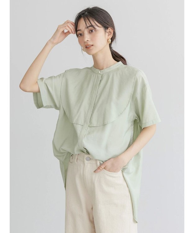 AMERICAN HOLIC フロントフリルブラウス Mint