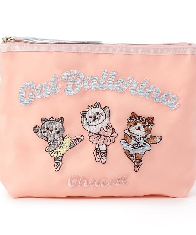 Chacott Catシアーポーチ ロイヤルピンク