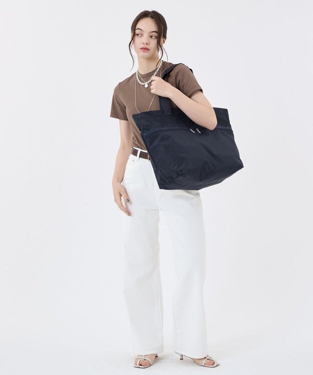 LeSportsac CARLIN ZIP TOP TOTE BAG/ディープシーブルー ディープシーブルー
