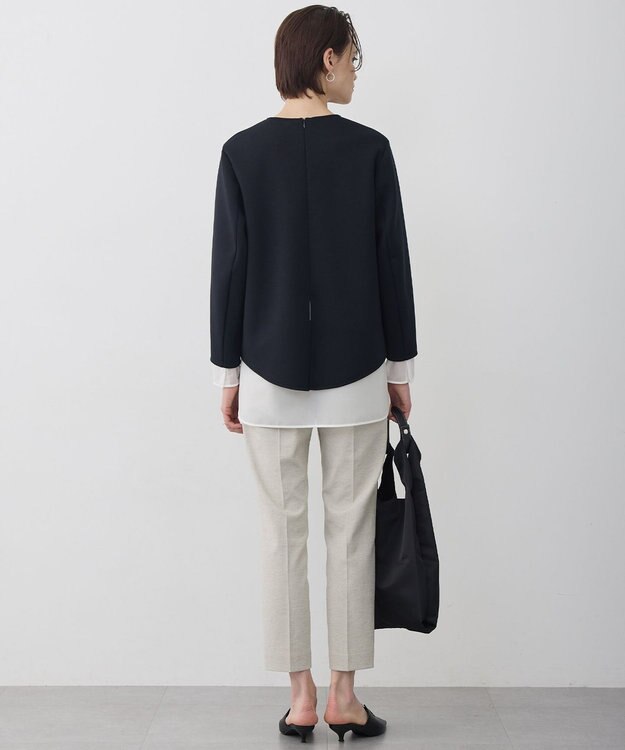 ICB 【先行予約・WEB限定カラーあり】ソフトダンボール スリットテール プルオーバー ブラック