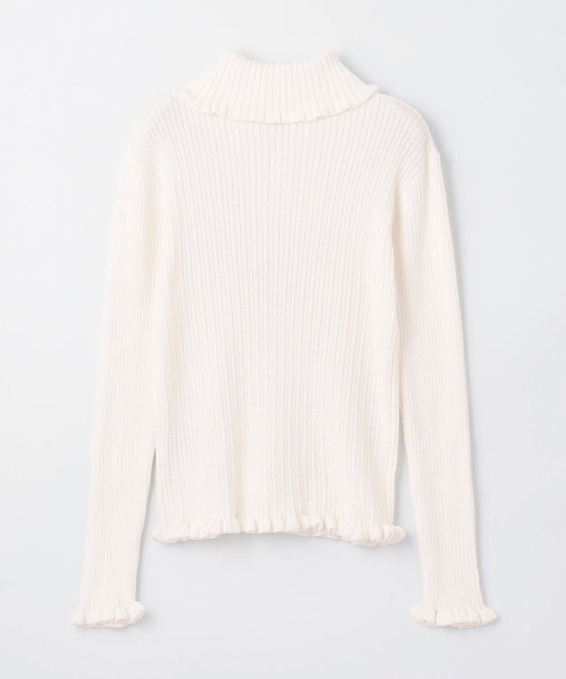 組曲 KIDS 【150-160cm】リブ ニット オフホワイト系