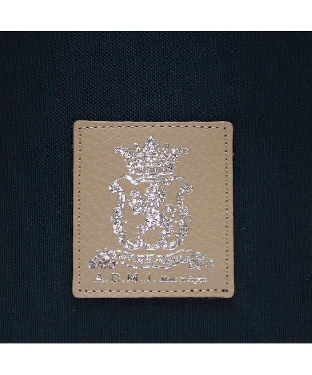 A.D.M.J. 【ファブリック】オフィサー/イタリアンファブリックヘリ巻きトートS ネイビー