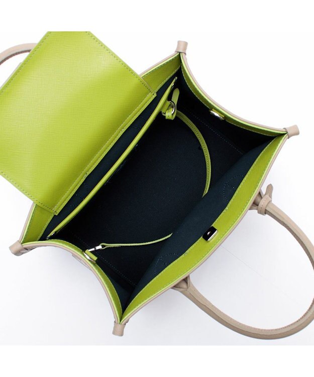 A.D.M.J. 【ファブリック】オフィサー/イタリアンファブリックヘリ巻きトートS ネイビー