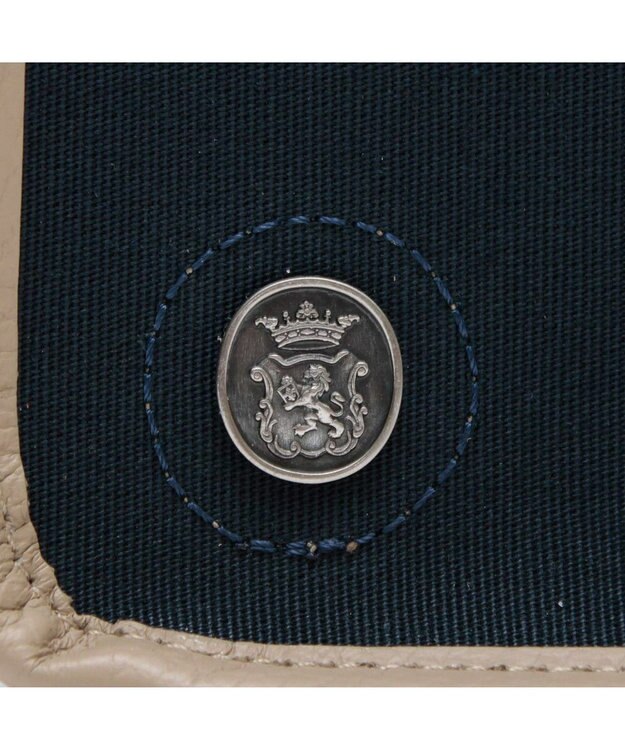 A.D.M.J. 【ファブリック】オフィサー/イタリアンファブリックヘリ巻きトートS ネイビー