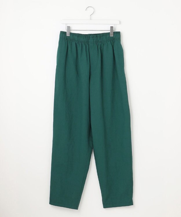UNFILO MENS ライトリネン ワイドパンツ [23年春夏商品] ダークグリーン