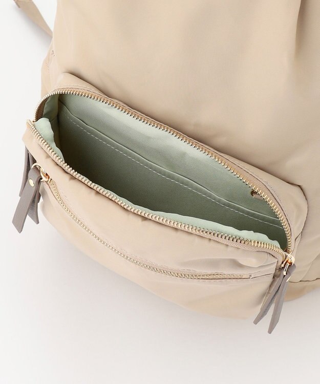 LA BAGAGERIE 【MONICA】13ポケットナイロンリュック ベージュ