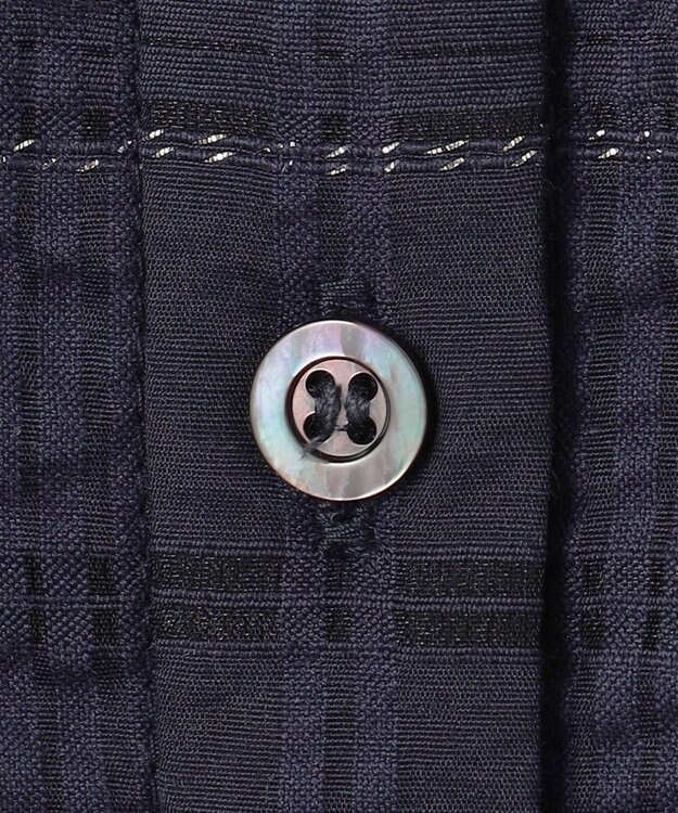 組曲 S ラメシアーチェック ワンピース ネイビー系3