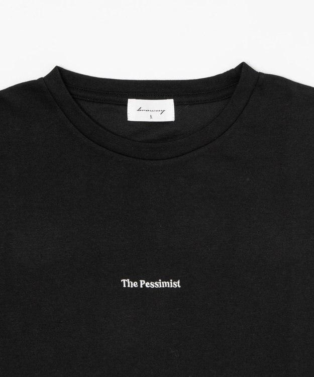 WEGO アクセ付きフォトグラフィックT（SS） ブラック