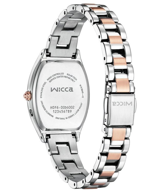 CITIZEN 【大人かわいいトノー型ウオッチ】ソーラーテック電波時計 KS4-031-11 シルバー