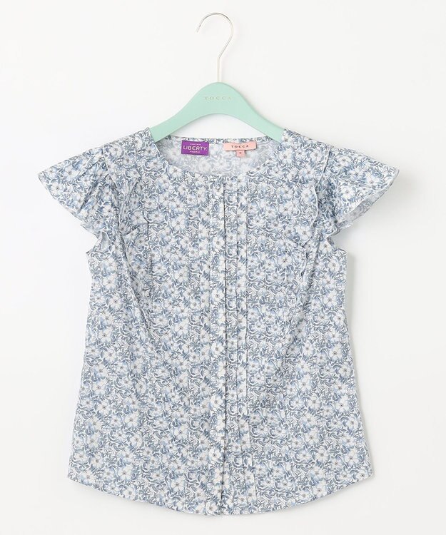 TOCCA 【LIBERTY社オリジナル素材】【洗える！】FLORAL STORY ブラウス ブルー系5