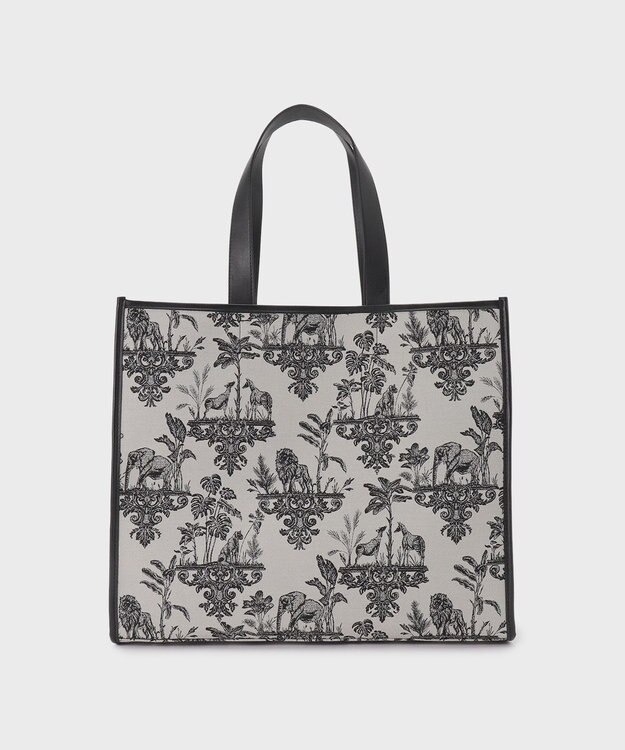 GRACE CONTINENTAL アニマルジャガードトートバッグ キナリ