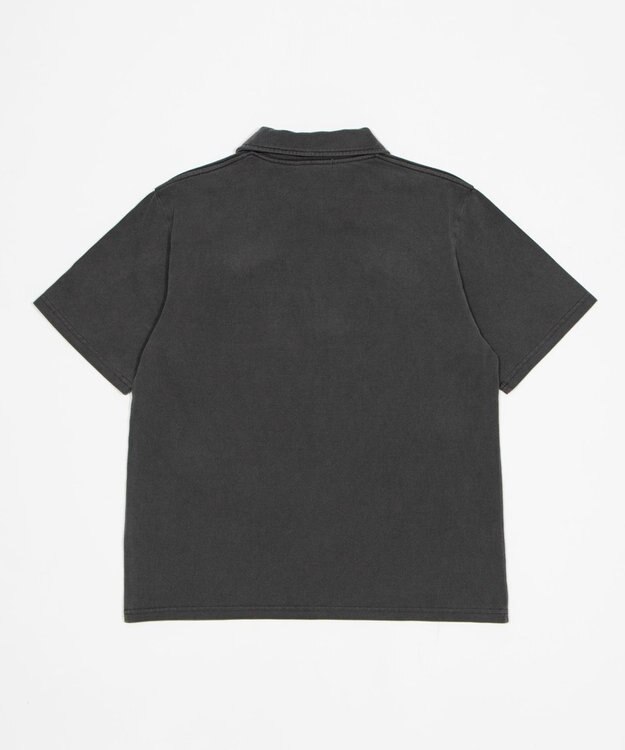 WEGO 【ユニセックス着用ITEM】ブリーチカノコハーフZIPポロ（SS） ブラック