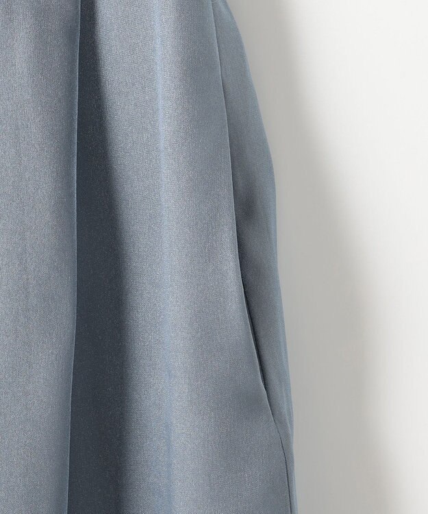 組曲 S シャイニーオーガン フレアスカート ダスティブルー系