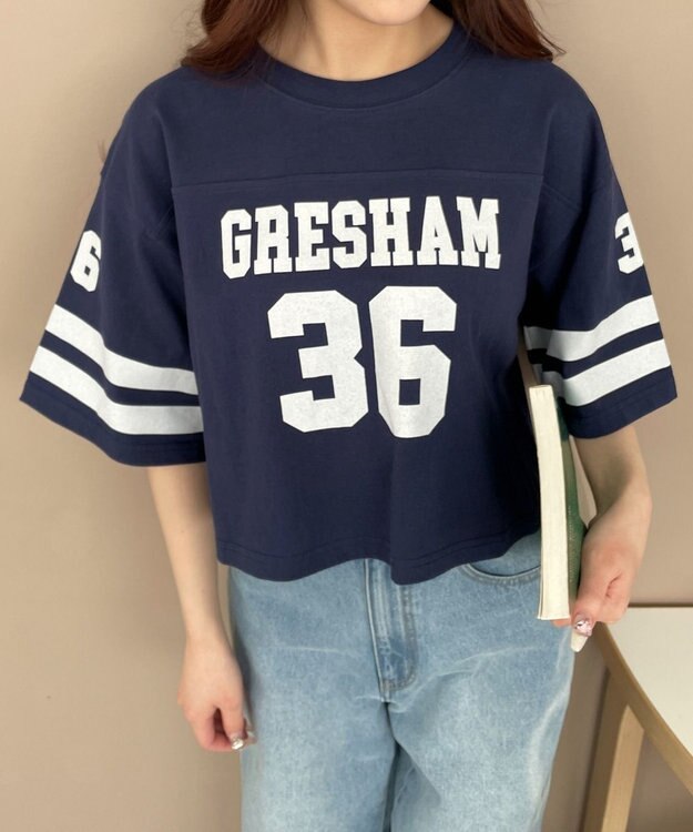 WEGO ナンバリングショートT ネイビー