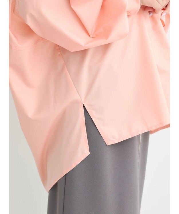 earth music&ecology フーディーシャツ Pink