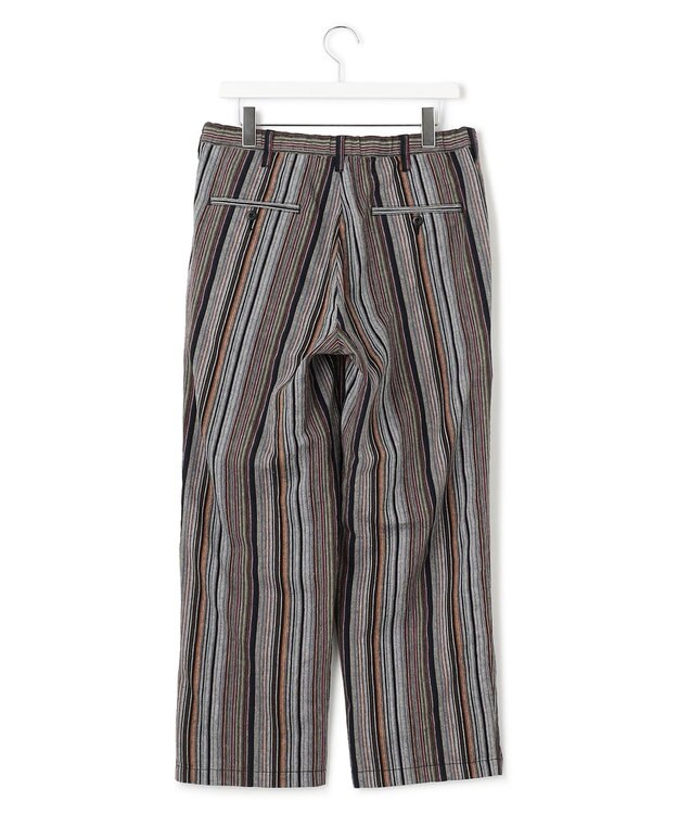 J.PRESS YORK STREET 【UNISEX】ストライプパンツ ライトグレー系1