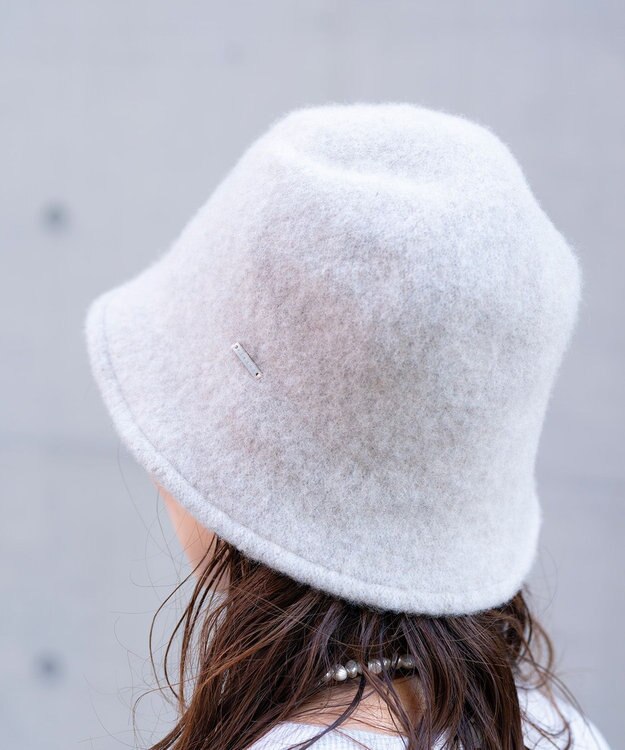 ATRENA 【日本製】FLUFFLY ウールバケットハット アイボリー
