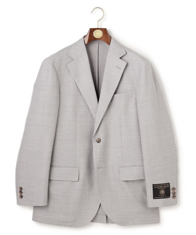 J.PRESS MEN 【NEW STAGE】エアーストラクチャー ジャケット / 2B ライトグレー系