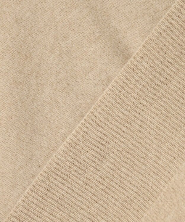 23区 L CARIAGGIウールカシミヤ Vネック ニット ベージュ系
