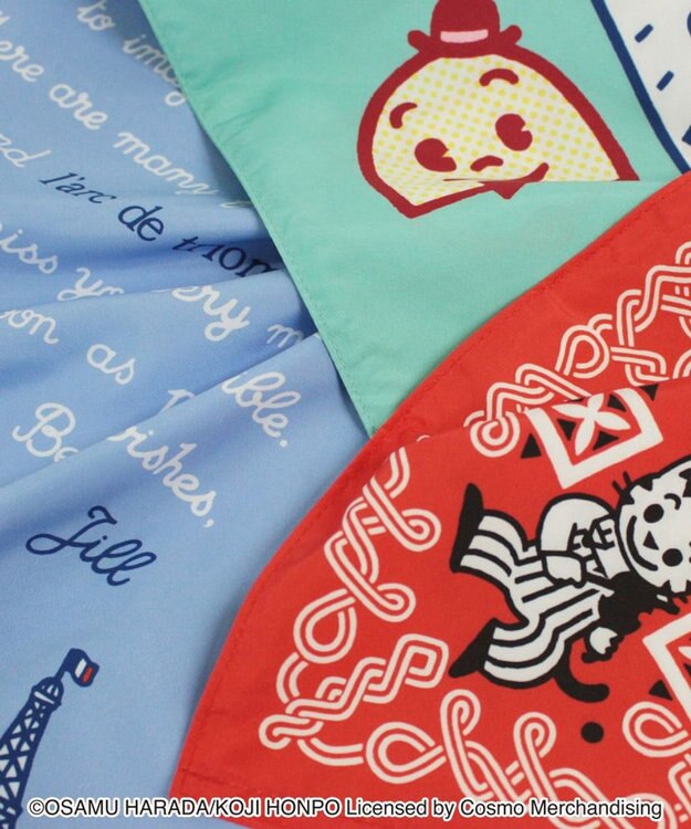 ROOTOTE 6379【スカーフのようなトート】OSAMU GOODS(R)×ROOTOTE タブロー50.オサム-A 01：レッド