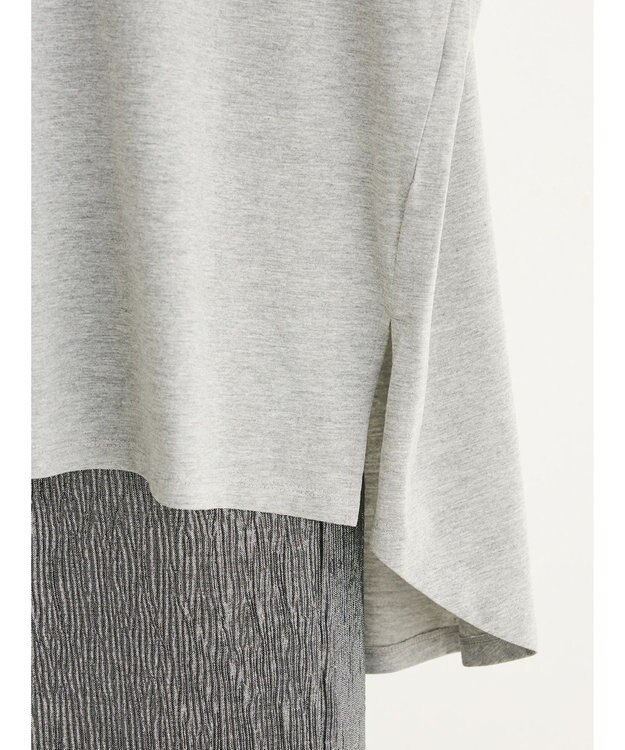 Green Parks 汗染み防止ドルマンバックタックプルオーバー Gray Mixture