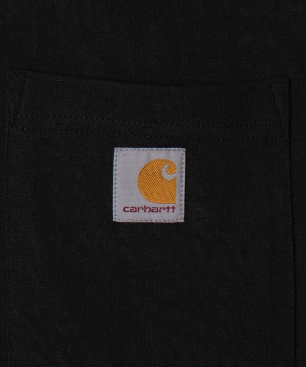WEGO 【CARHARTT/ユニセックス着用ITEM】CARHARTTワンポイントポケットT(SS) ブラック