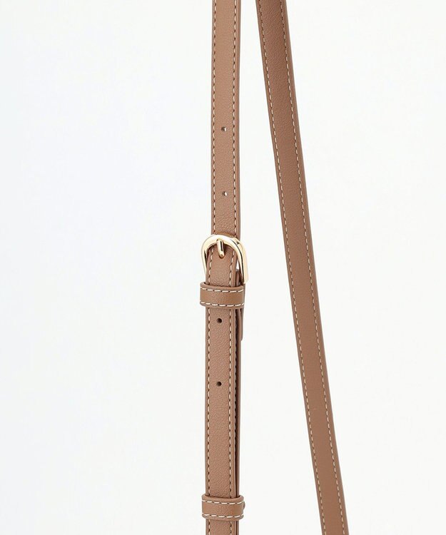 LA BAGAGERIE グリッドキルティングミニショルダー ダークグリーン