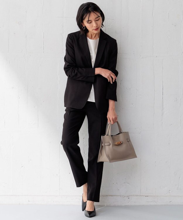 23区 【VIOLAd'ORO】イタリアンWフェイスレザー トートバッグ ベージュ系