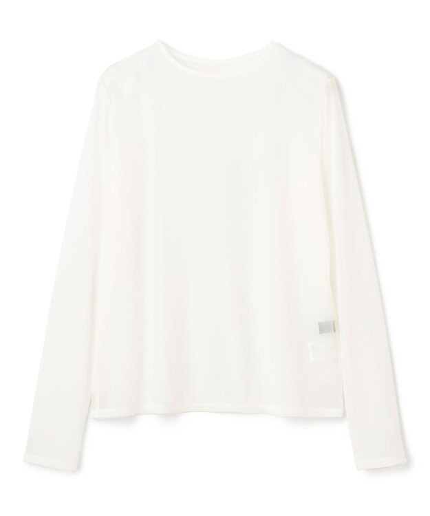 uncrave トリコットシフォン クルーネック カットソー（uncrave STANDARD） オフ