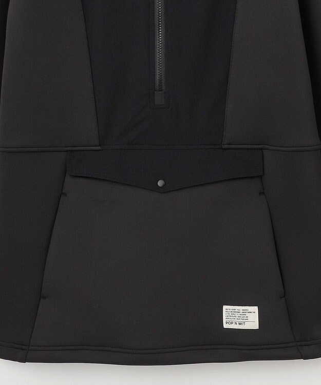 PW CIRCULUS 【MEN】NEW ダンボール デタッチャブルフーディー ブラック系