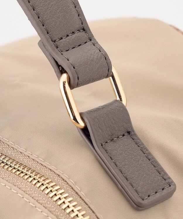 LA BAGAGERIE 【MONICA】13ポケットナイロンリュック ベージュ