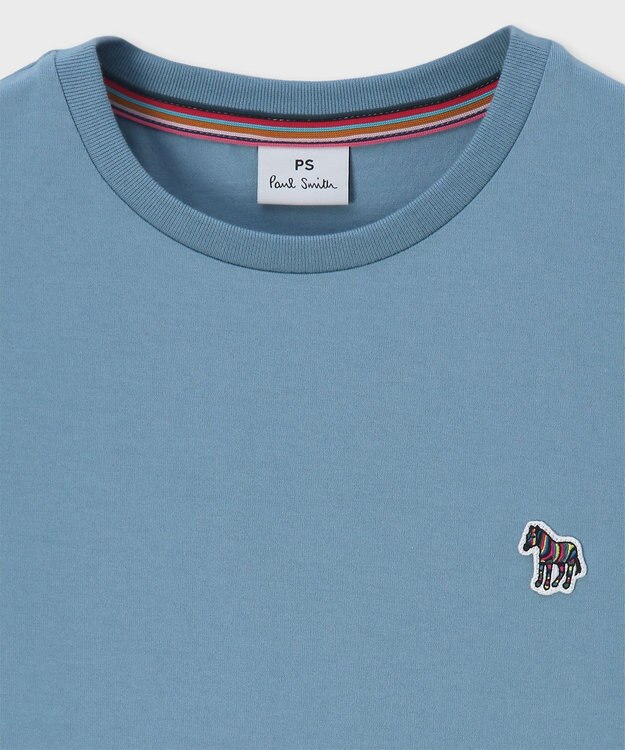 Paul Smith ゼブラワッペン 半袖Tシャツ グレイッシュブルー