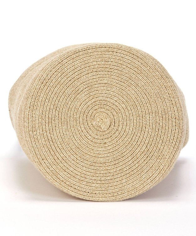 Tiaclasse シリンダーかごショルダーバッグ ベージュ