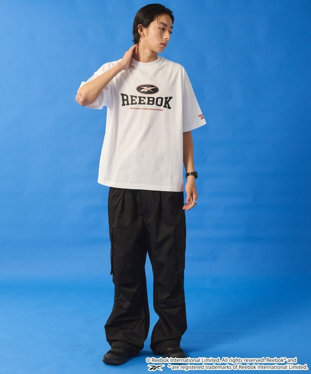 WEGO 【ユニセックス着用ITEM】別注ReebokグラフィックT（SS） ホワイト