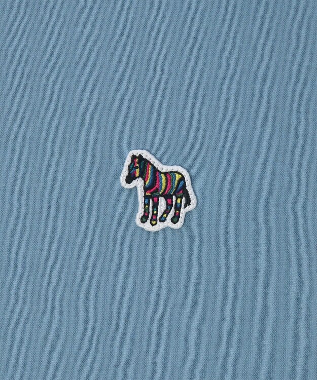 Paul Smith ゼブラワッペン 半袖Tシャツ グレイッシュブルー