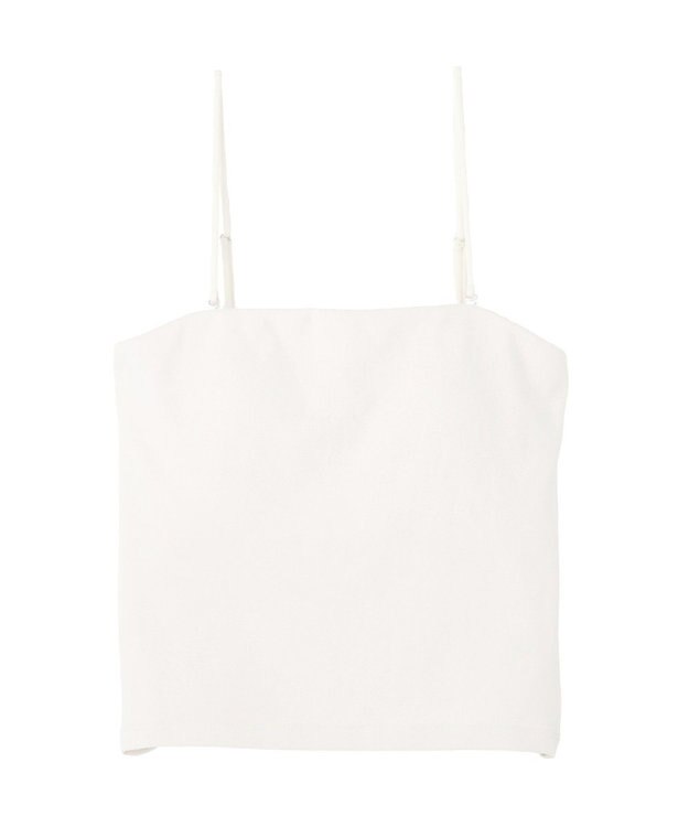 AMERICAN HOLIC 【カップ付き】バンドゥキャミソール Off White