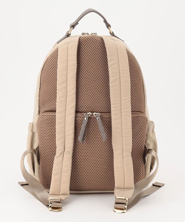 LA BAGAGERIE 【MONICA】13ポケットナイロンリュック ベージュ