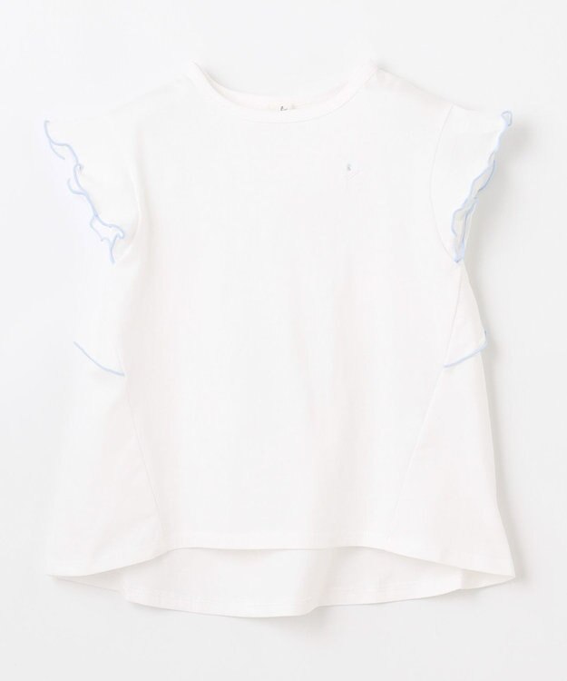 組曲 KIDS 【80-100㎝】バックフリル チュニック オフホワイト