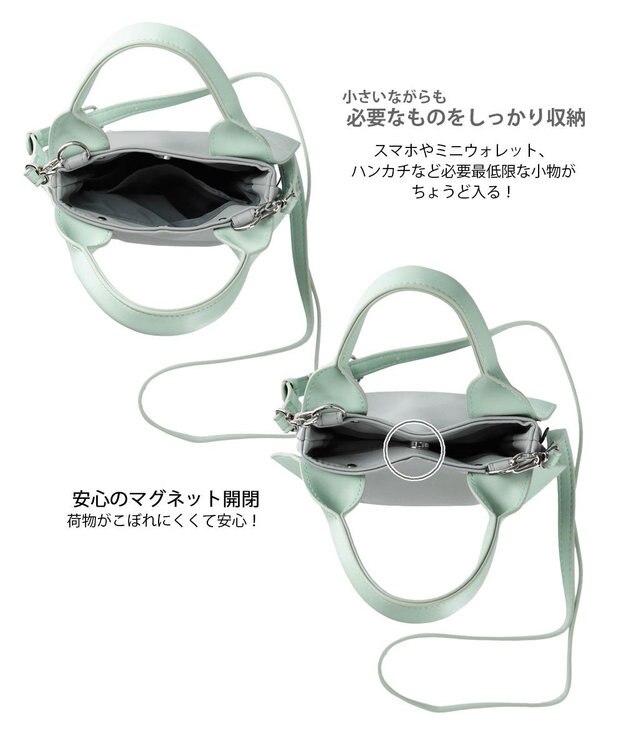 ROOTOTE 0656【直営店限定】ベビールー.ポイント.ハンドル-A 03：グレー