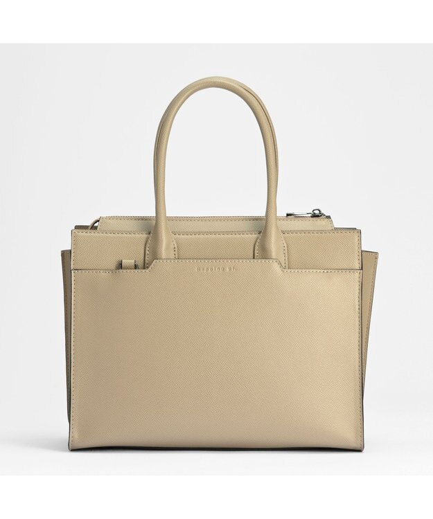 ACE BAGS & LUGGAGE W&.Day/Night スムーク ハンドバッグ B5サイズ 19191 ダブルアンドデイナイト ベージュ