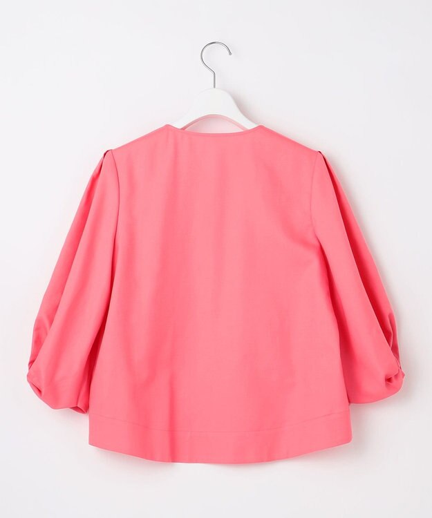 自由区 S 【カタログ掲載・Premium Collection】ボリュームスリーブ ブラウス コーラル