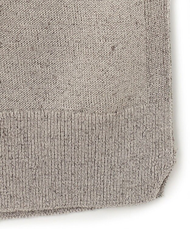 JOSEPH HOMME リネンナイロンプレーン　クルーネックニット アイボリー系