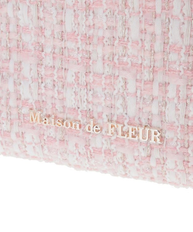 Maison de FLEUR ピンクマニアボリュームリボン2WayトートSバッグ Pink