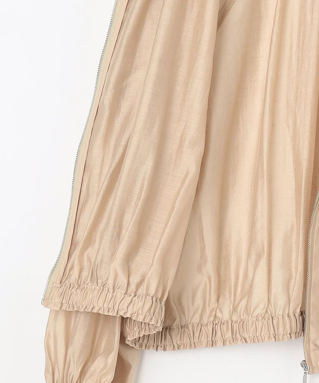 Feroux 【洗える】シアー ブルゾン ベージュ系